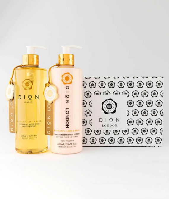 Luxury Duo Gift Box Mandarin, Lime & Basil – Hand Wash and Body Lotion